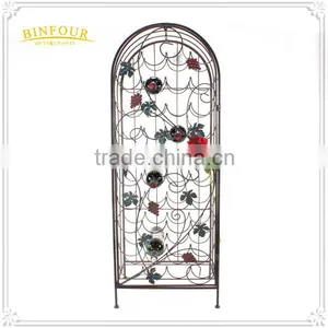 Wholesale Corner Liquor Metal Wine Cabinet Wine Display Racks thumbnail-4