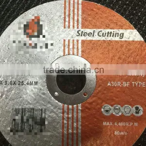 14 Inch 355X3X25.4 mm FLAT Cutting Disc for Metal/steel/ INOX thumbnail-2