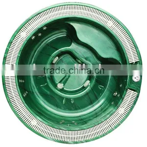 Round Outdoor Spa With Overflow thumbnail-1