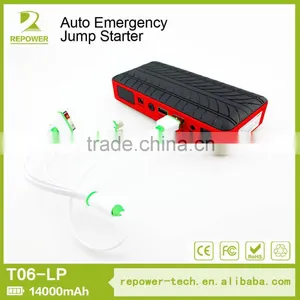 Emergency Mobile Power Supply Car Power Bank 12000mAh 12V Rechargeable Auto Jump Starter thumbnail-4