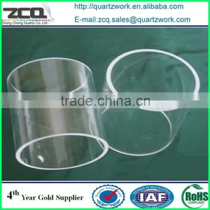 High Temperature Large Diameter Quartz Glass Tube for Sale thumbnail-2
