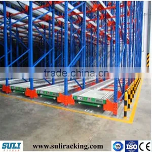 FIFO Radio Shuttle Racking Systems, Heavy Duty Upright Steel Pallet Shelf thumbnail-1