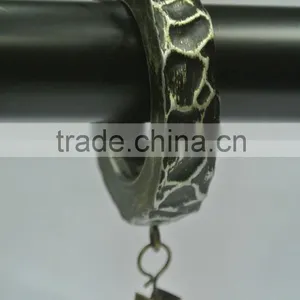 Custom Drapery Curtain Rod Rings With Clips For 1", 1-1/4" and 1-1/2" Curtain Rods thumbnail-3