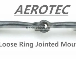 Horse Racing Loose Ring Jointed Mouth Horse Bits thumbnail-1