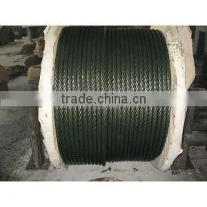 Elevator Steel Wire Rope 8x19S+FC for Elvator Diameter 11mm thumbnail-1