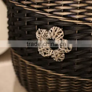 Hotsale Wicker Laundry Basket for Dirty Clothes With Lids thumbnail-3
