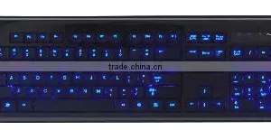FKB-310 LED Shinning Backlight Light 107 Keys Led Wireless Keyboard thumbnail-1