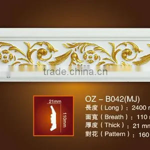 Carved Panel Moulding/PU Crown Moulding for Home&Interior Material thumbnail-1