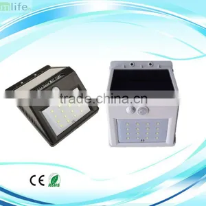 Outdoor Battery16 LED Solar Wall Mounted Motion Sensor Light thumbnail-1