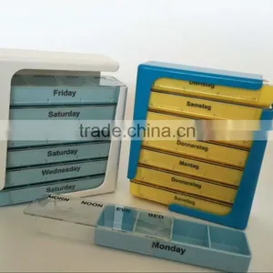 2016 New Design Draw-out Type Plastic Pill Box/7 Days Pill Storage Cases thumbnail-1