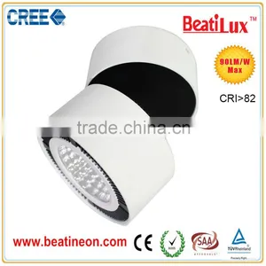 SAA Approved White/chrome LED Surface Mounted Downlight With 12w thumbnail-4