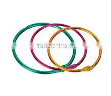 Color Plated Book Binder Rings Metal Book Rings thumbnail-1