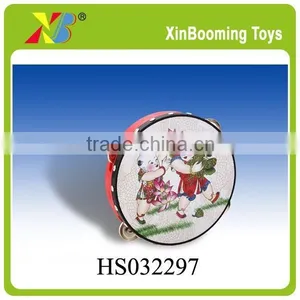 19CM Tambourine With Traditional Chinese Painting ,kids Toys thumbnail-1