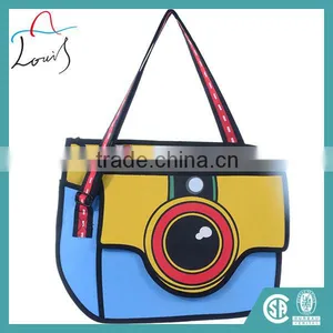 Newest Creative 3D Comic Cartoon Sling Cartoon 3D Handbag 3D Bag thumbnail-1