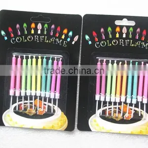 Unique Color Flame Fireworks Birthday Cake Candles thumbnail-4