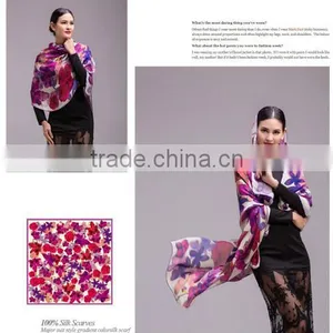 100% Silk 12mm GGT Big Square 130*130cm Spring Turban thumbnail-4