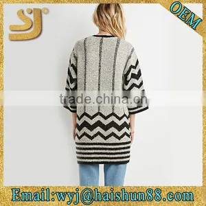 Patterned Longline Cardigan thumbnail-2