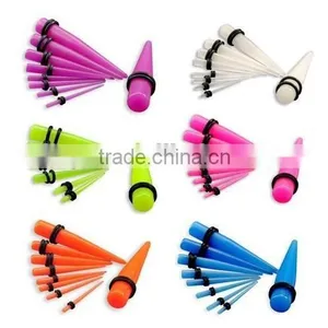 2015 Most Popuplar Body Piercing Jewelry Acrylic Expanders thumbnail-1