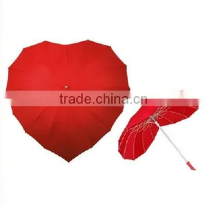 2013 First-class Love Heart Shape Special Umbrellas for Promotion thumbnail-1