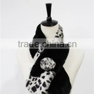 Elegen Cheap New Design Fashion Women Fake Fur Scarf/Fake Fur Shawl thumbnail-1