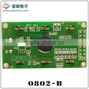 0802 Lcd Module 5V 3.3V LCM Display Black Character Small Lcd Display thumbnail-6