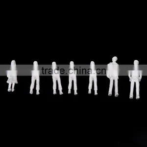 Artificial Model Human White Figure, Scale Models Figure, Model White Resin Figure for 1/50 thumbnail-5