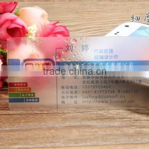 Transparent Business Card Customization thumbnail-1