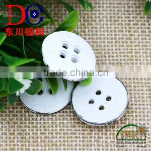 White Color Paint Metal Sewing Button,4 Hole Button for Jean Shirt thumbnail-3