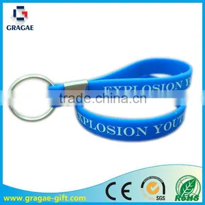 Hot Selling Cheap Silicone Keychain & Rubber Keychain thumbnail-1