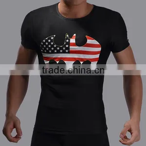 201superman Bat-men/spiderman t Shirt Men Cool Casual Style Short Sleeve Round Neck Personalized Shirts thumbnail-3