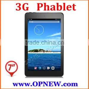 3G Phone Call Tablet pc 7 Inch Phablet IPS Octa Core MTK6592 3G Phone Call Android Tablet pc Dual Sim Card Bluetooth GPS thumbnail-1
