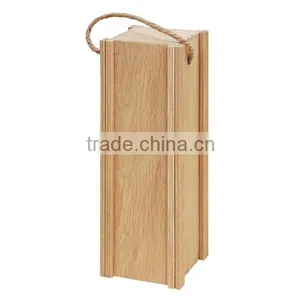 Made in China Paulownia 2 Bottles Wooden Wine Gift Box for Sales thumbnail-3