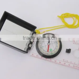 Standard Military Folding Ruler Map Compass/map Compass With Mirror thumbnail-1