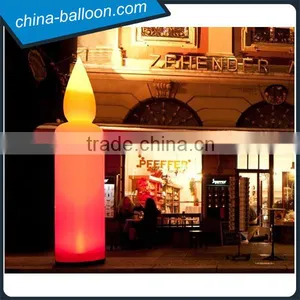 Inflatable Lighting Candle / Attractive Candle Shape Inflatable Cone for Outdoor Decoration thumbnail-2