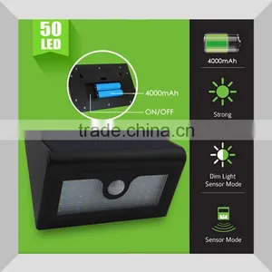LED Solar Motion Sensor Street Light With 50 LED Lamps, Solar Powered Motion Sensor LED Lamps thumbnail-1