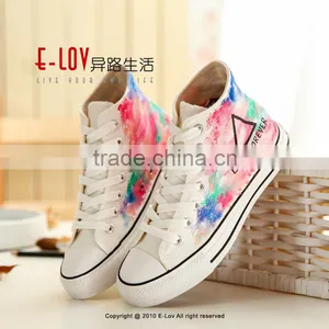 NO.Z108C Customized Fashional Wholesale Comfortable Fancy Stylish New Design Canvas High Top Sneakers Shoes 2016 thumbnail-3