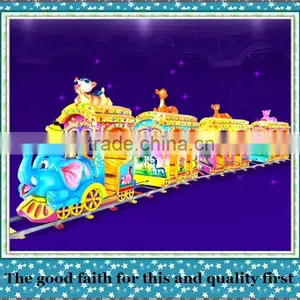 Factory Direct Rides Electric Elephant Train Amusement Rides for Sale thumbnail-2