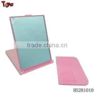 Hot Selling Plastic Traveling Comb With Mirror thumbnail-1