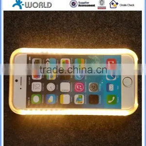 Light up Your Face While Selfie! Selfie LED Light up Phone Case for Iphone 6 thumbnail-2