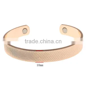 Wholesale Fashion New Design Health Jewelry Cooper Cuff Bio Magnetic Bracelet Bangles thumbnail-2