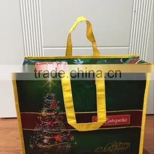 Zipper Bag With Flag Design Shopping Bag thumbnail-3