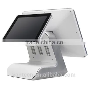 Chain Stores 15inch POS Terminal Dual Touch Screen All in One With 15inch Touch Screen+9.7inch Touch Screen thumbnail-3
