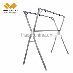 Hanging X Type Vertical Flexible Folding Automatic Clothes Drying Rack thumbnail-1