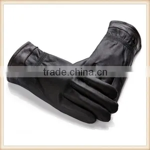 Factory Price 100% Authentic Leather Men Worker Motorcycle Gloves thumbnail-1