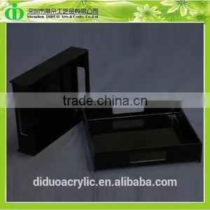 DDY-0098 Trade Assurance Black Acrylic Tray thumbnail-1