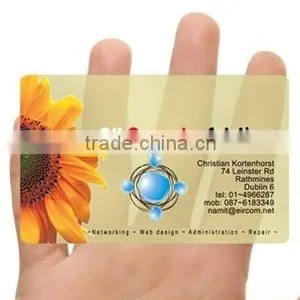 Transparent PVC Card ( 8.6*5.4cm) thumbnail-1
