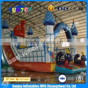 2016 New Giant High Quality Bouncy Inflatable Water Slide Outdoor Event for Sale thumbnail-4