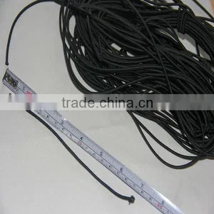 High Quality Black Stretch Round Rope for Tent thumbnail-1