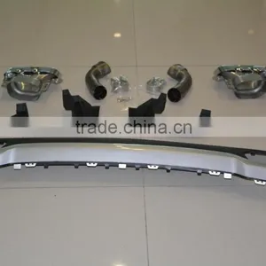 Rear Diffuser Kits for Mercedes Benz W176 A45 A180 A200 A250 With Muffler thumbnail-2