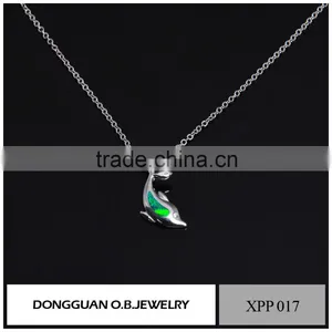 2016 Hot-selling Preety Animal Charm Pendant Necklace Jewelry With Enelmal Craft thumbnail-2
